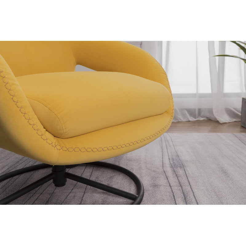 Mercury Row® Myler Upholstered Swivel Accent Chair & Reviews Wayfair